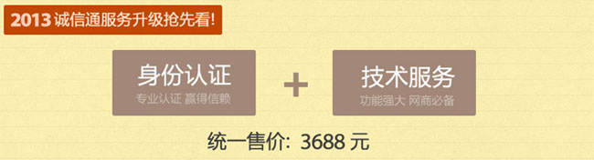 2013年诚信通公告